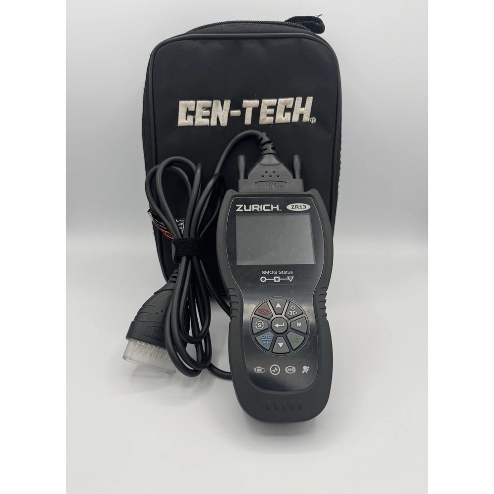 Zurich ZR13 Digital OBD2 Smog Status Code Reader With Power Cord Tested